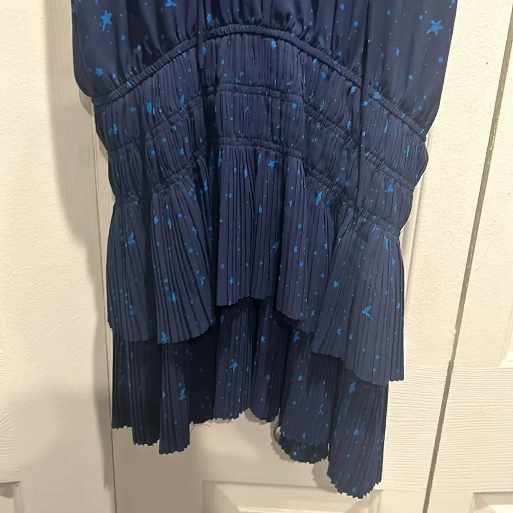 Decker Navy Star Dress, Size Large